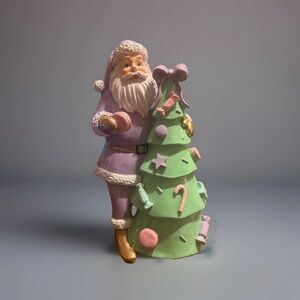 Purple Santa With Candied Christmas Tree, Baker Cookies Macaroons